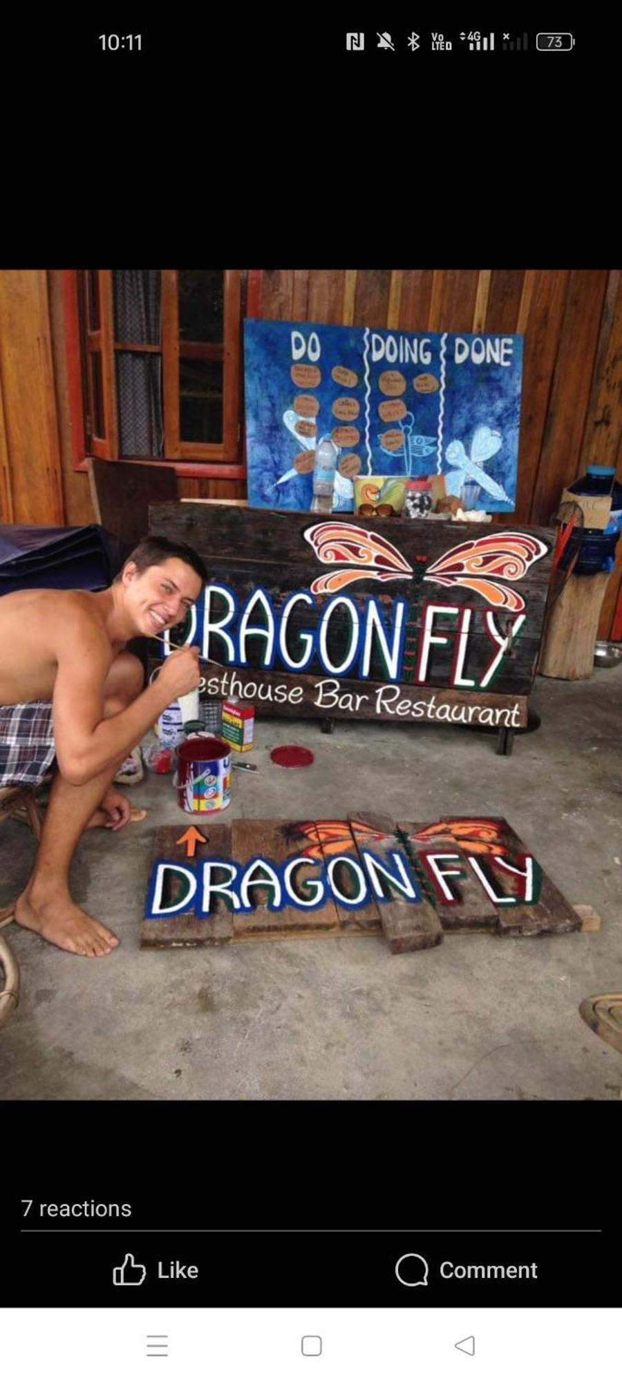 קו רונג סנלואם Dragonfly Guesthouse מראה חיצוני תמונה
